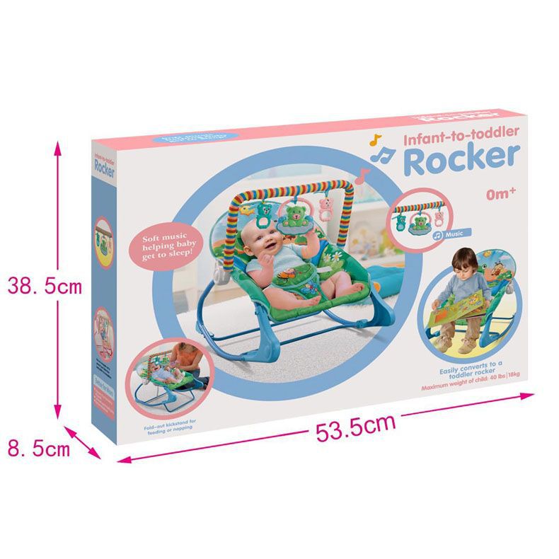Baby Rocking Chair Baby Rocking Bed Portable pliable Coax avec Mosquito Net