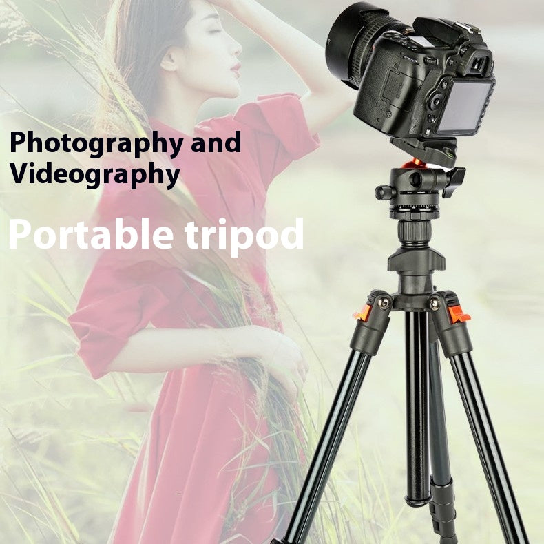 K268 Alliage d'aluminium pliant appareil photo portable SLR trépied