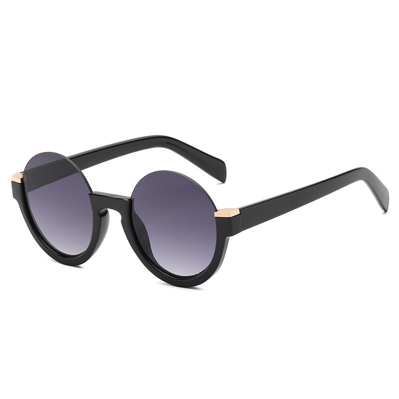 Lunettes de soleil tendance semi-imprimées avec protection contre la lumière bleue