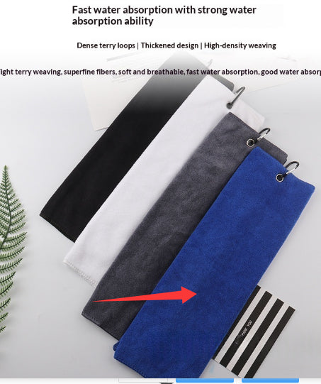 Serviette de golf Microfibre Waffle-weave Serviette de sport