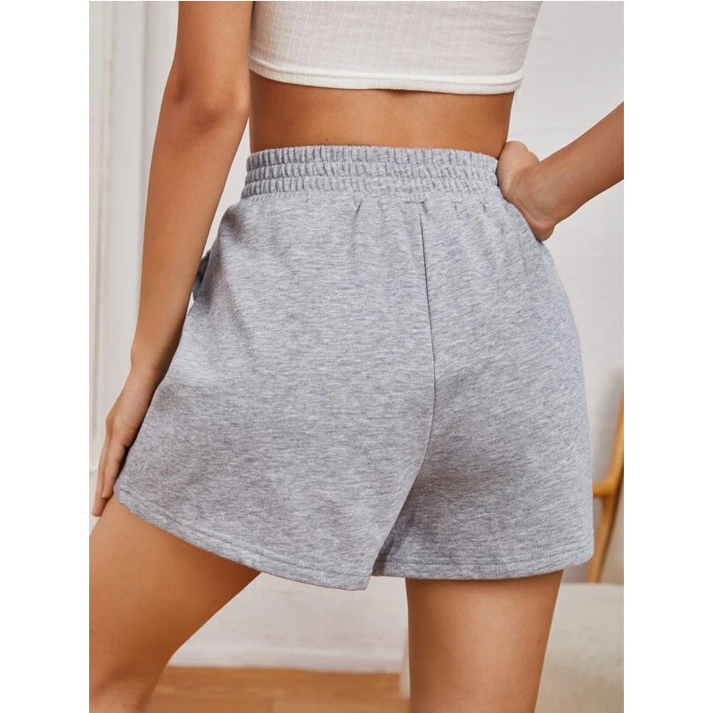 Femmes Europe et États-Unis Commerce extérieur Amazon Elastic Waist Loose Wide Leg Solid Colo