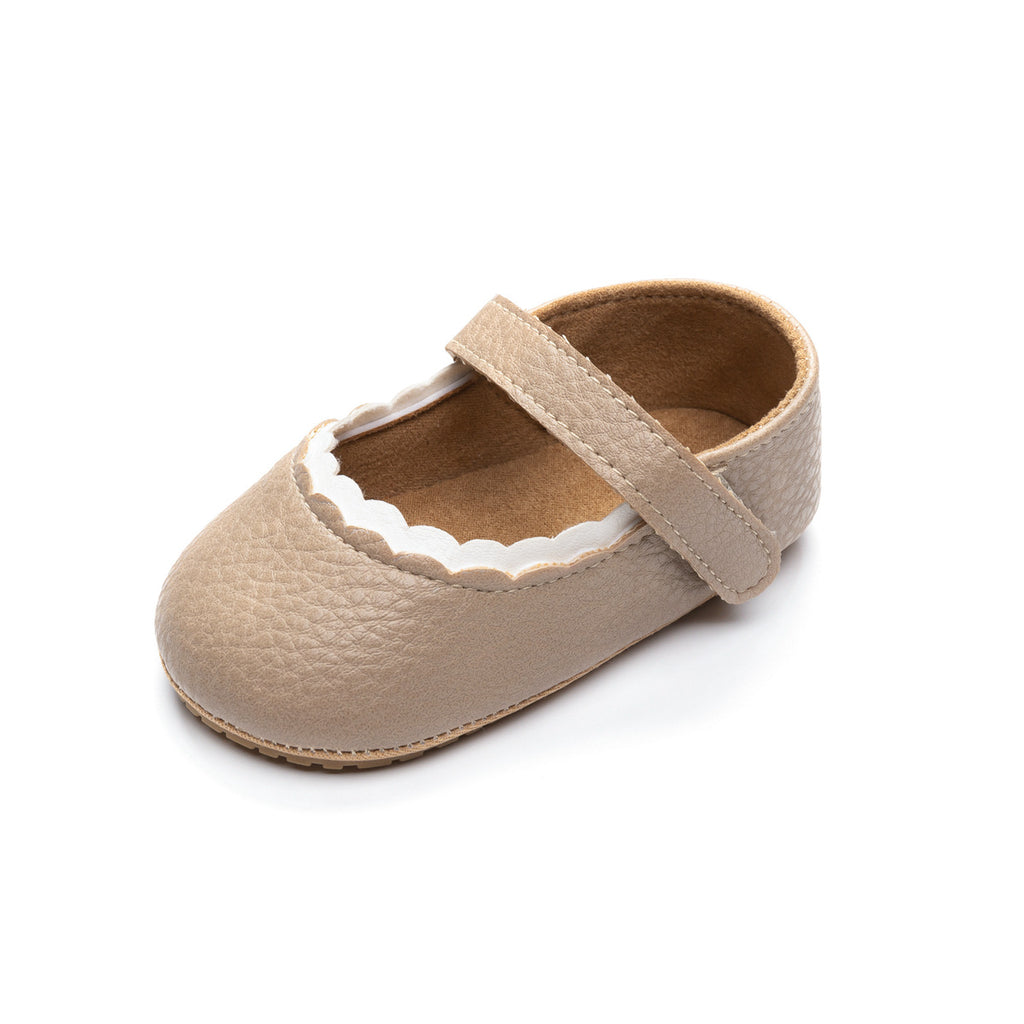 Bébé fille artificielle PU chaussures pour enfants