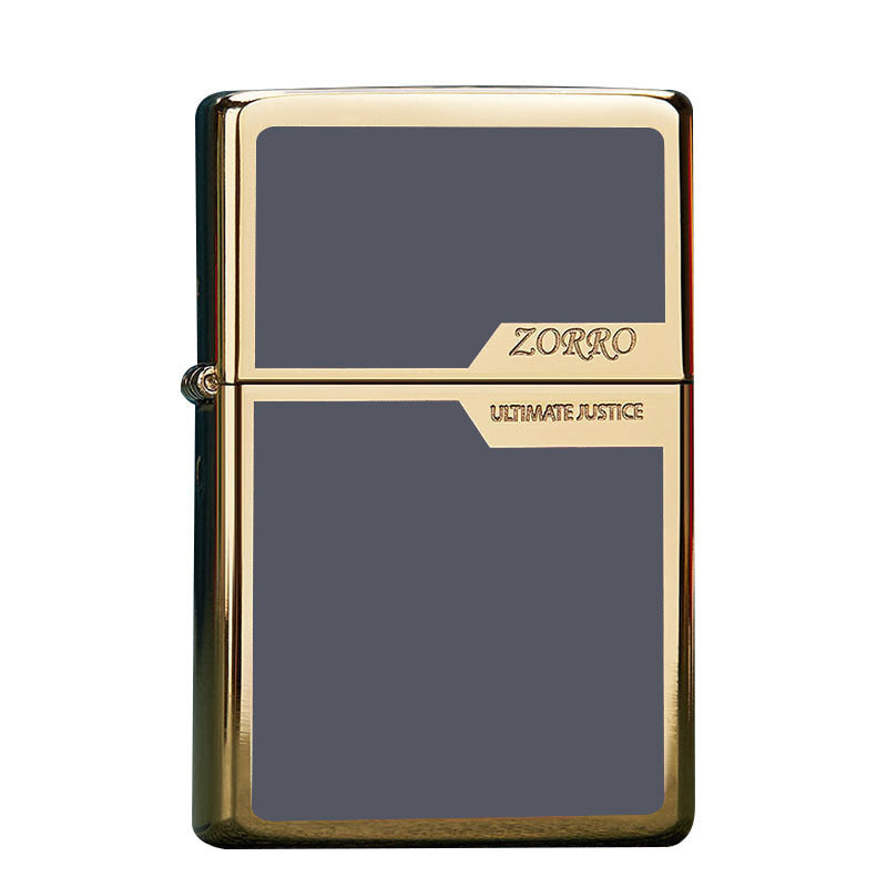 Bloc de couleur de titane Kérosène Lighter Fil Dessin