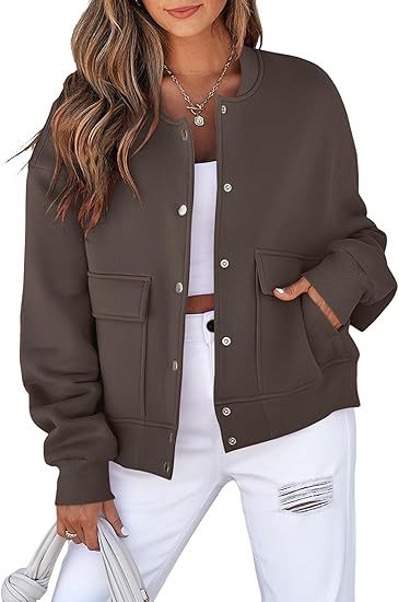 Veste courte femme avec deux poches