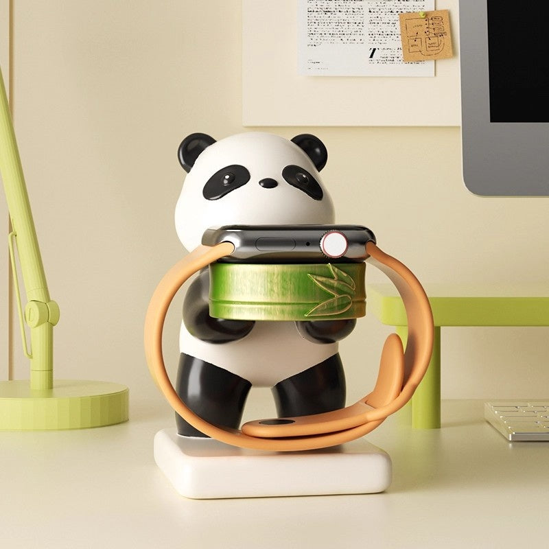 Chargeur Stand Base Stockage Panda Tray Décoration de bureau créative