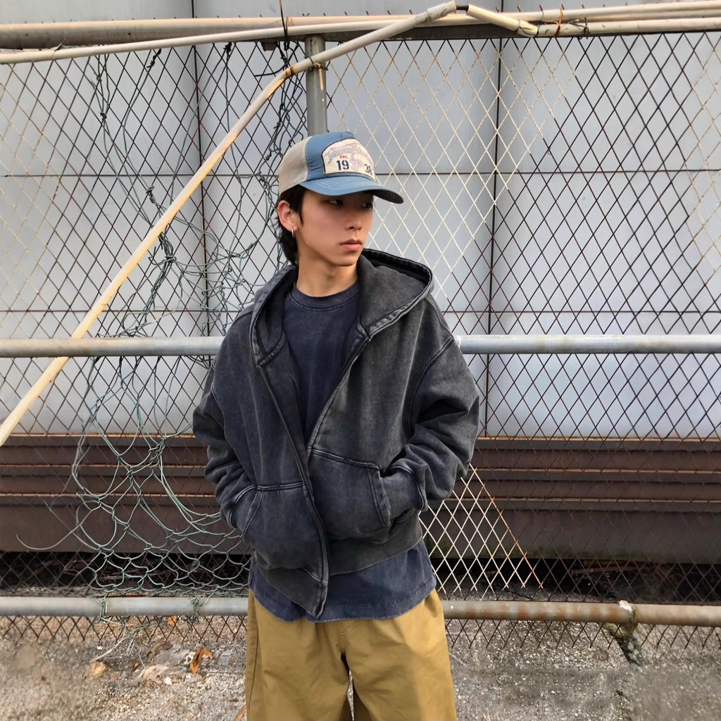 Veste de sweat à capuche à capuche à dos de boucle