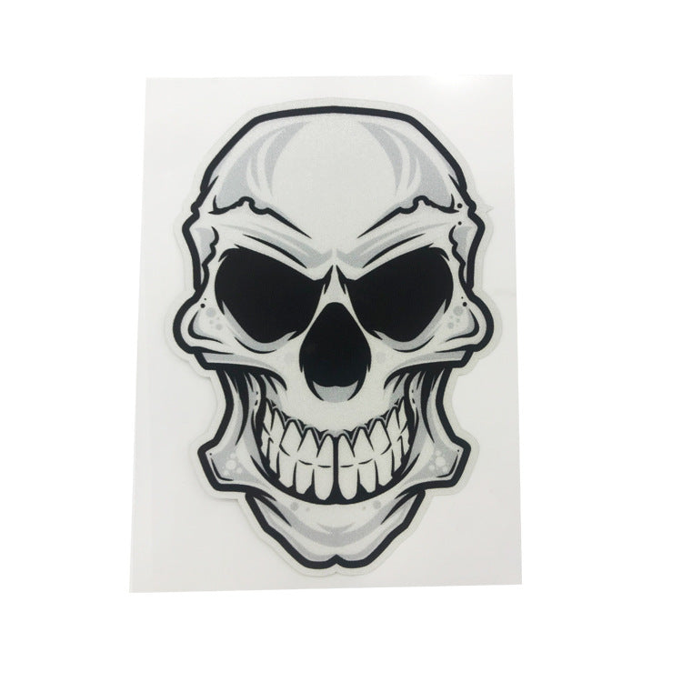 Mode Personnalité Tide Sticker Crâne réfléchissant