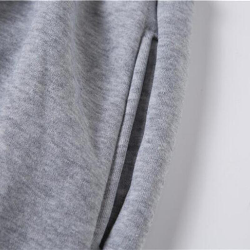 Pantalons bagués à la cheville casuale de sport chaud