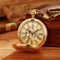 Mouvement entièrement automatique Flip-Open Montre de poche gravé