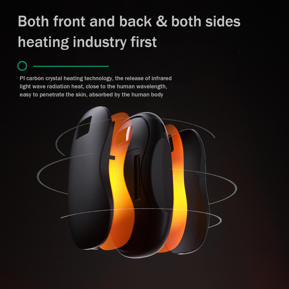 Digital Display Reusable Hand Warmer Electric USB Rechargeable Power Bank for