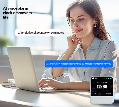 Produit Petit cube sucre AI grand modèle réveil WiFi Smart Speaker