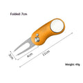Fourche de balle de golf pliante métal aluminium-main