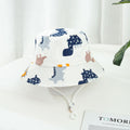 Enfants imprimé Dinosaur Bucket Sun Hat Big Brim Boy Girl Hat