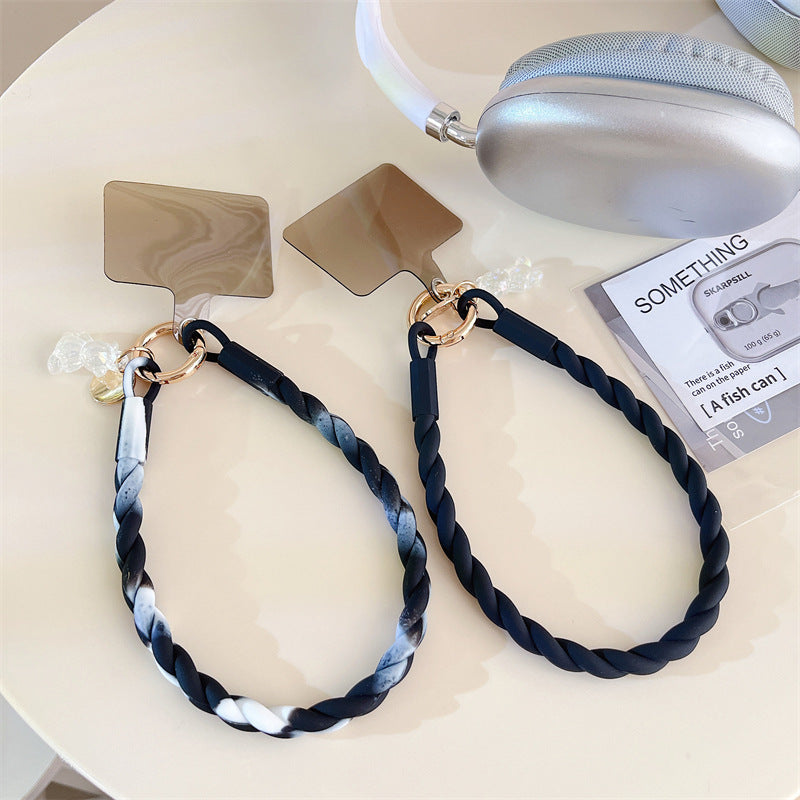 Court téléphone mobile Lanyard Lumineux ours pendentif Clip Anti-perte Wrist Sangle ornements Univ