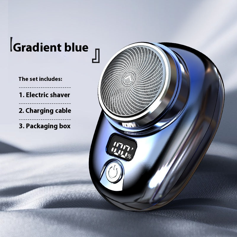 Mini Éclectique Shaver Portable Voyages Hommes serrure électrique et charge Spray de rasage Pogonotomy
