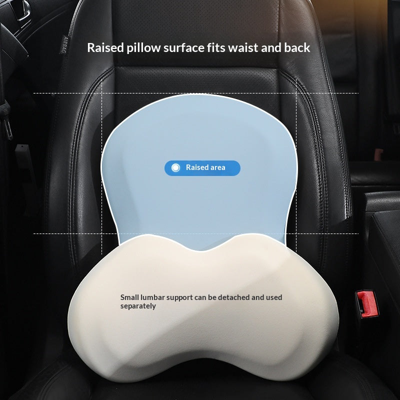 Car Seat Lumbar Support Cushion Split Set