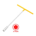 12 TEE HANDLE SOCKET WRENCH T BAR TYPE POWER LENGTH 8-19MM SPANNER NUT DRIVER