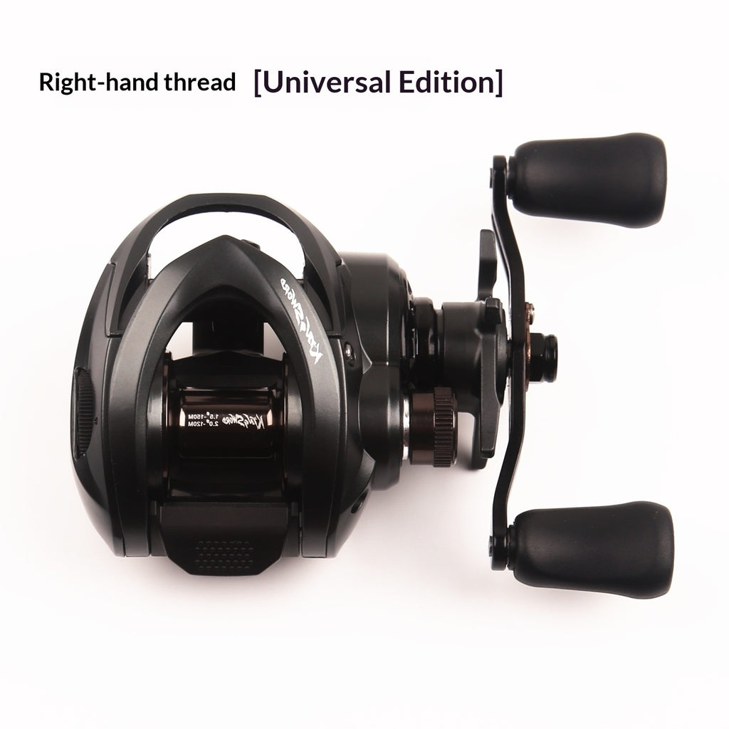 Bobine de baitcasting ultra-légère en fibre de carbone