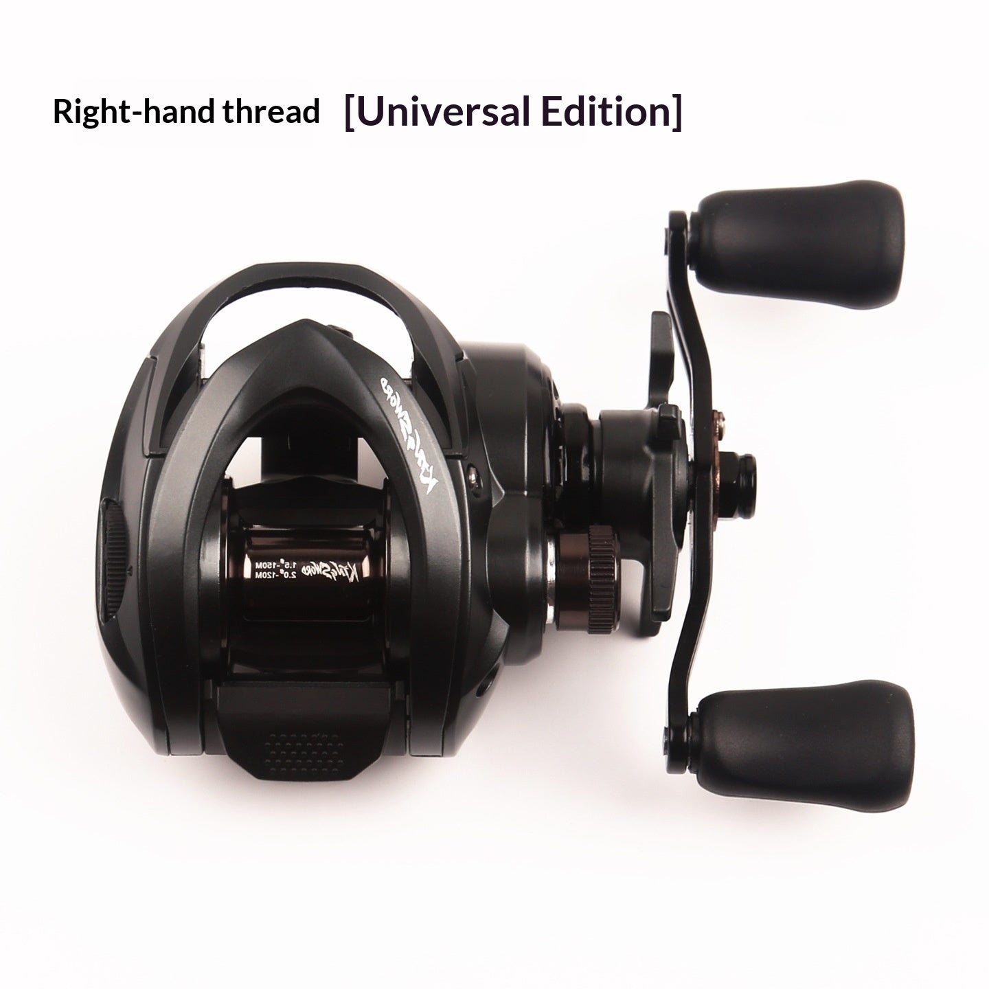 Bobine de baitcasting ultra-légère en fibre de carbone