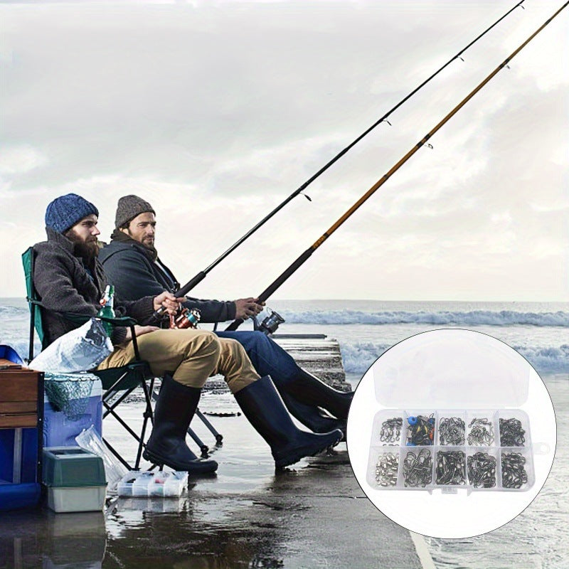 115 pièces Connecteur de pêche Courroie en boîte rotative Sea Bean Wean Trout Seawater