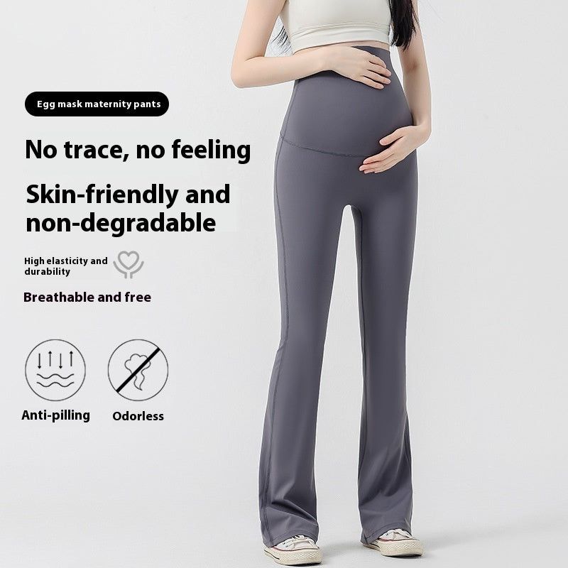 Prenatal Yoga Bell Bottom Pants Wear Casual Slimming