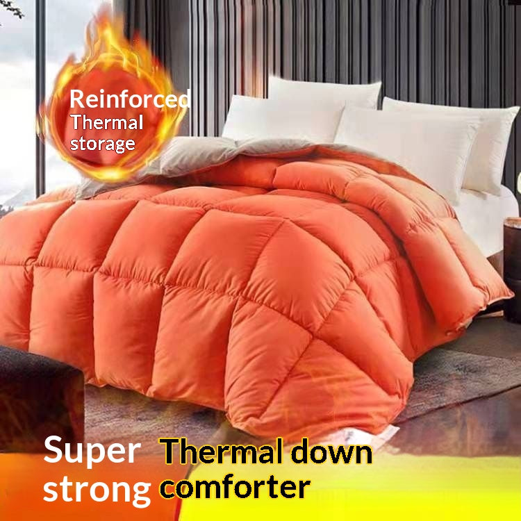 Blanc Goose Down Comforter Couette climatisée