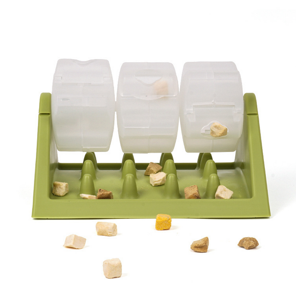Puzzle Rotation Dog Bowl Slow Feeder Anti Bloat Gulp Plat interactif