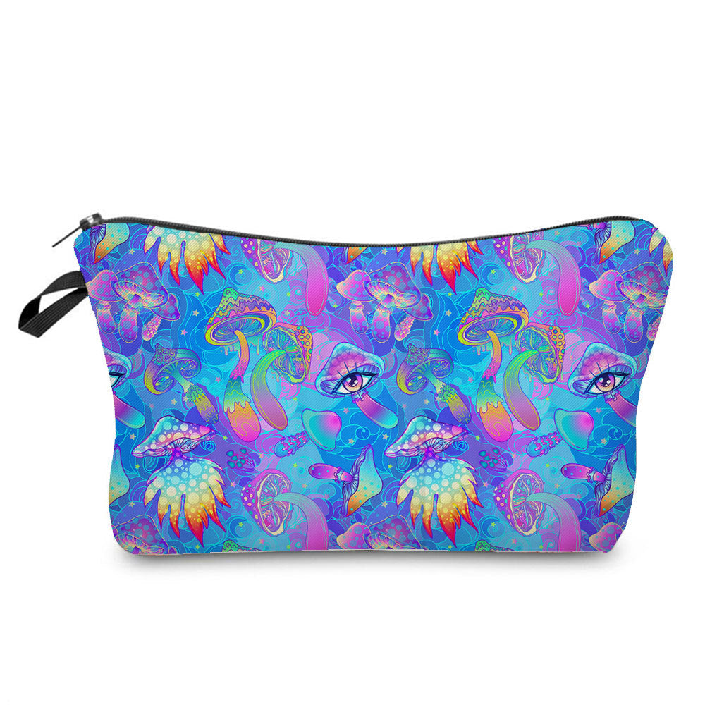 Fantasy Mushroom Pattern Mushroom Printing Sac cosmétique