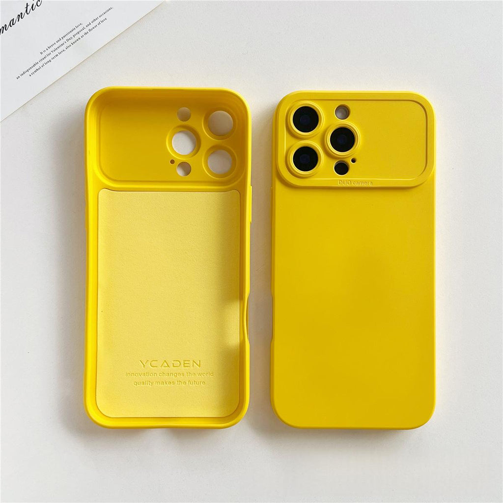 Boîtier de téléphone approprié Grande fenêtre Silicone résistant à la chute Étui de protection