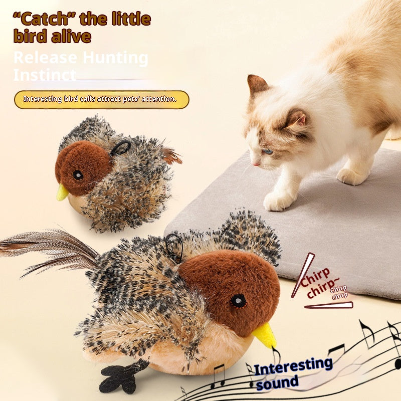 Jouet inductif Magpie Cat Auto-Entrée en peluche Smart Toy