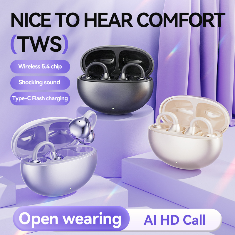 Explosion transfrontalière M91 Bluetooth Earphone Clamp-in-Ear Durable sans porter faible latence W