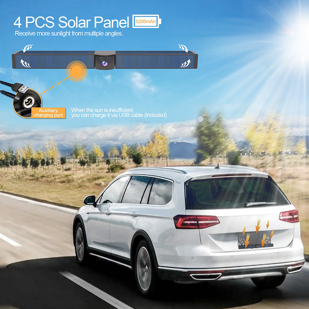 Caméra de sauvegarde sans fil à énergie solaire