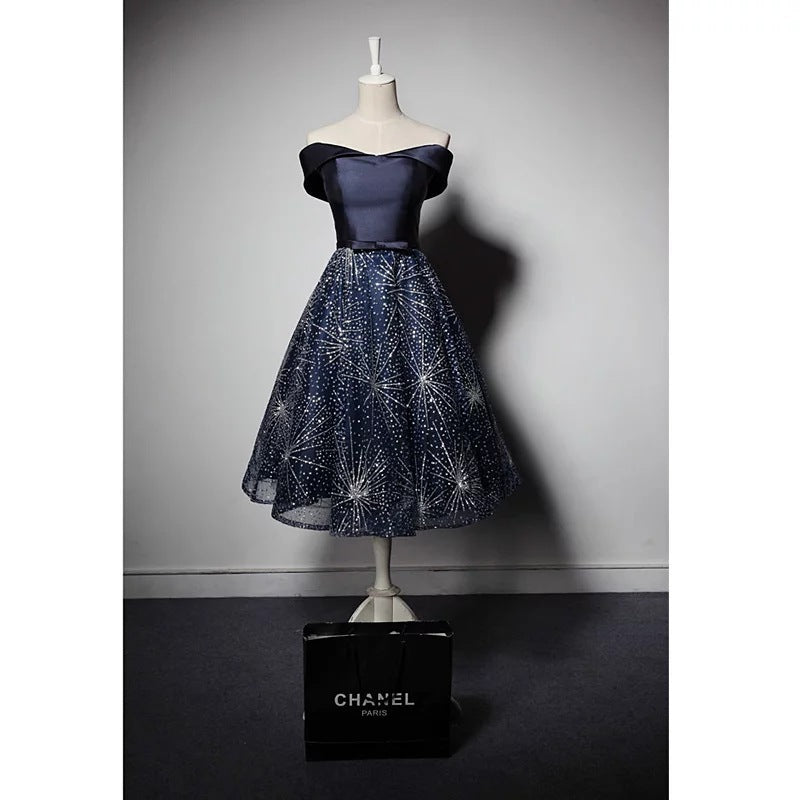 Mode d'été Robe de pettijurt mi-long