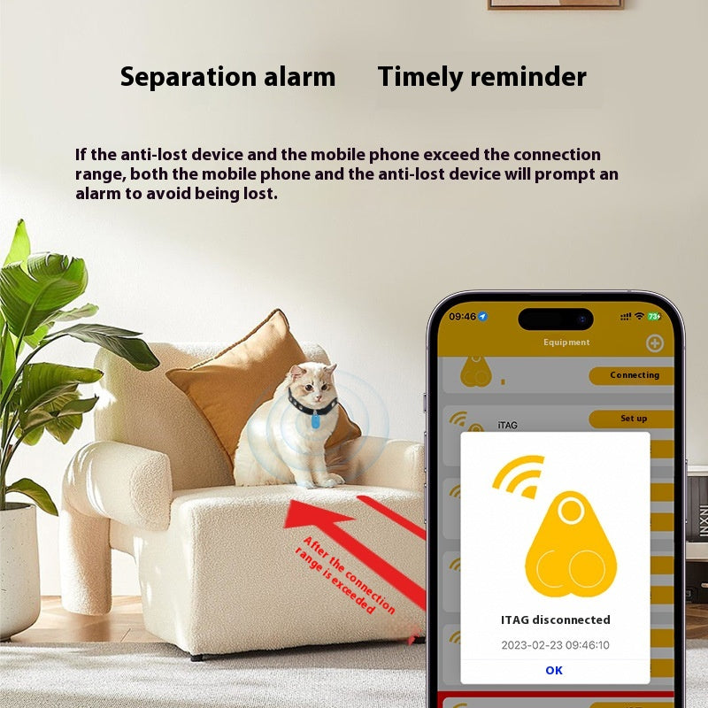 Plastic Droplet Anti Loss Device Intelligent Bluetooth bidirectionnel