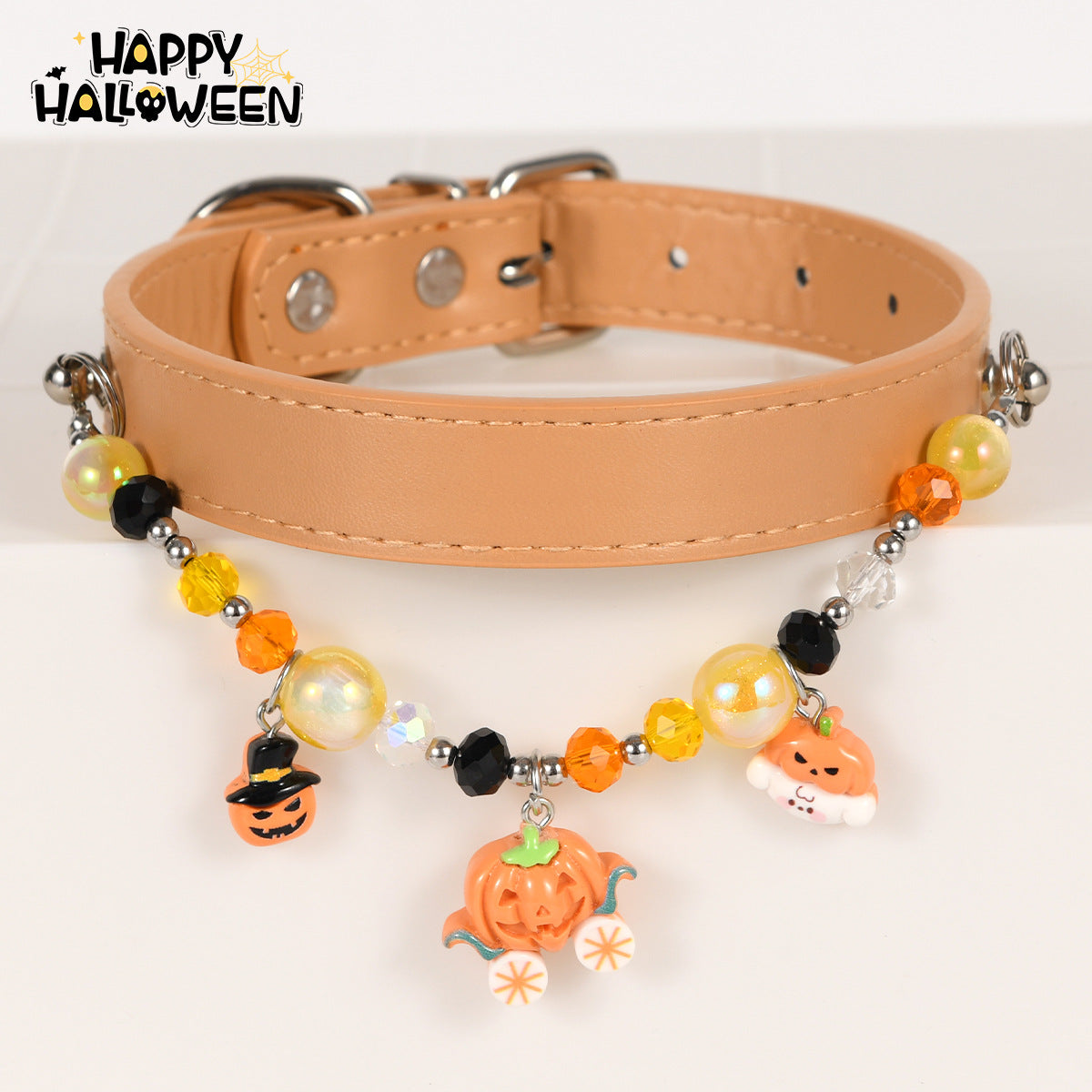 Collier de chat Niche Accessoire Collier d'Halloween avec embellissements perlés