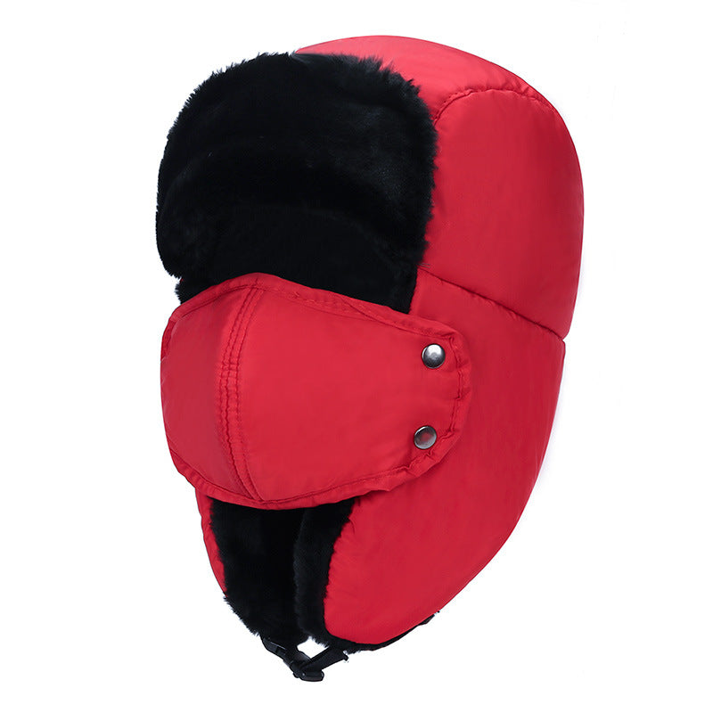 Chapeau épais Plus Velvet Lei Feng résistant au froid