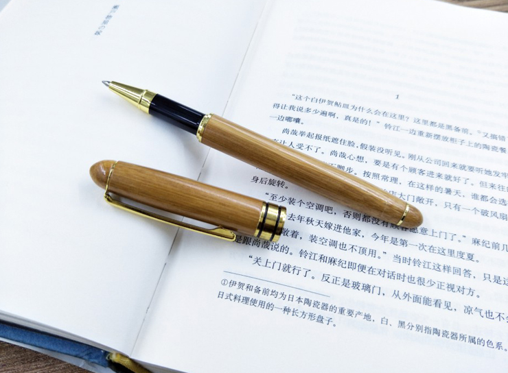 Stylo Bamboo Stylo Bamboo Stylo à bille Stylo à lettre Cadeau client Stylo dur Stylo Bamboo neutre