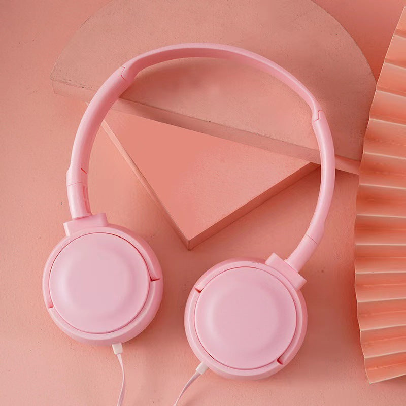 Casque filaire à tête en Macaron avec microphone