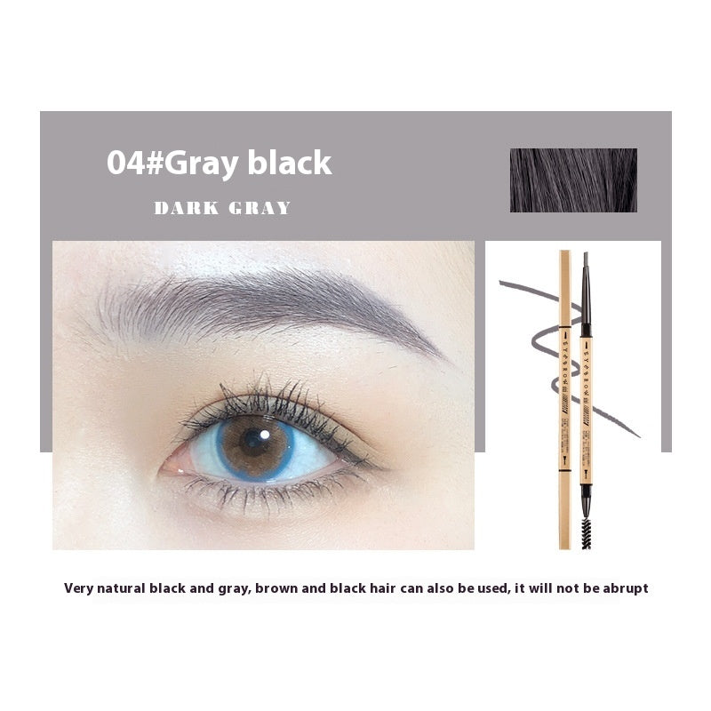 Petits baguettes en or Crayon de sourcils ultra fin Décoloration Résistante Naturelle Ultra-fine