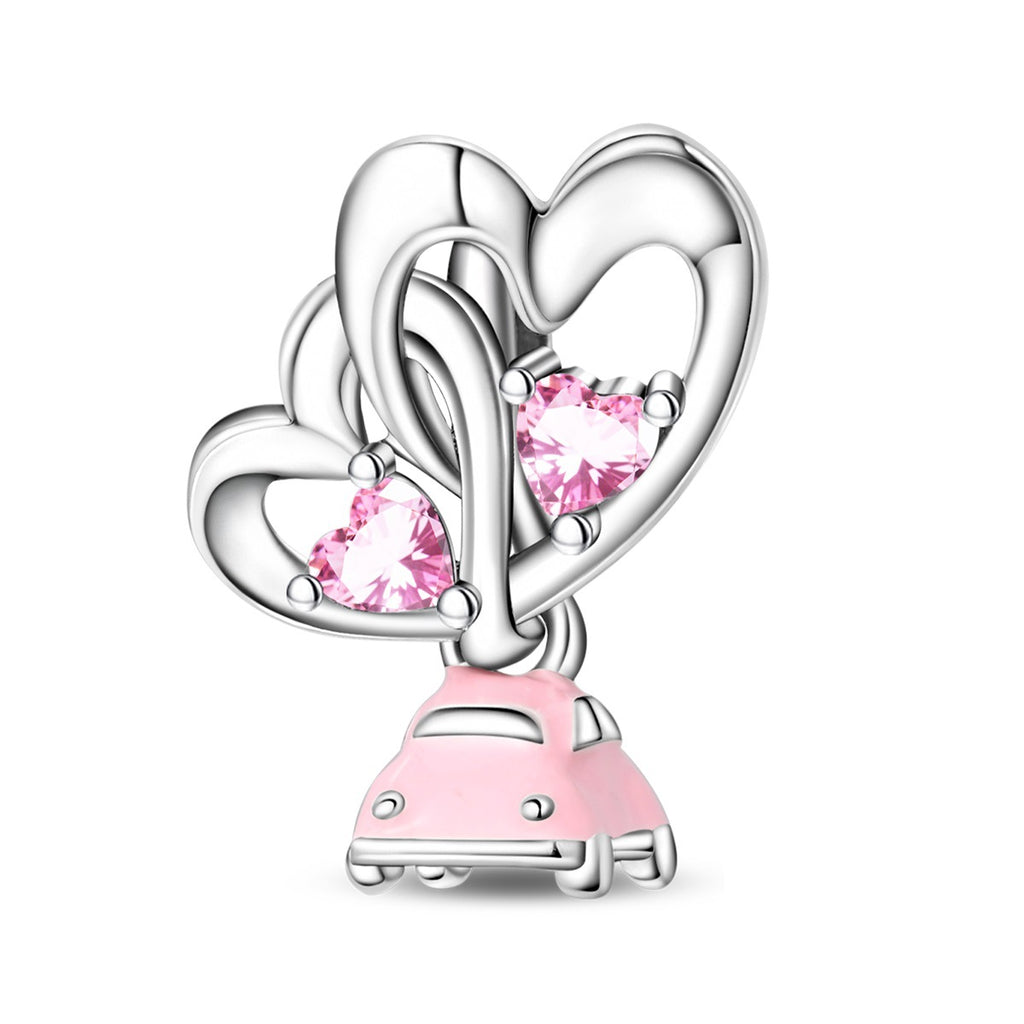 Pendentif romantique et bracelet perlé