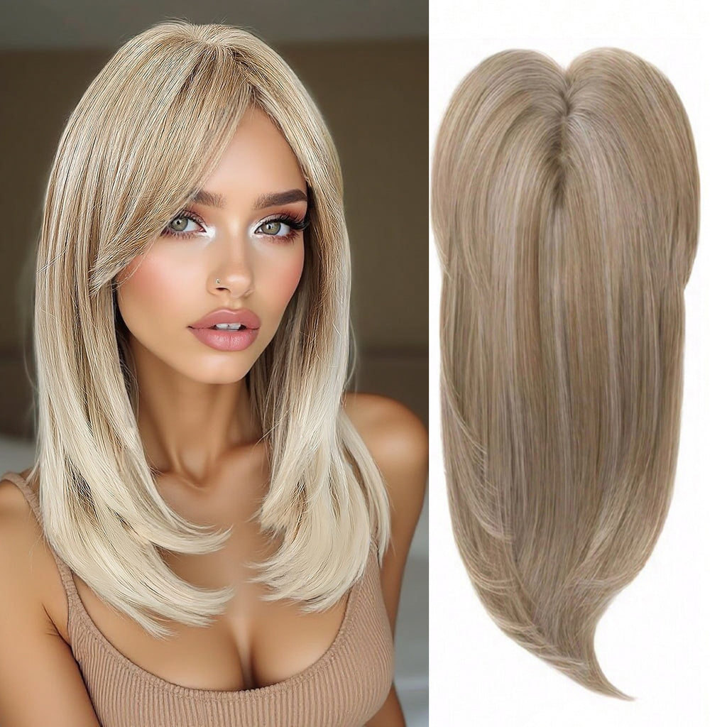 Ombre Figure-eight Bangs Synthetic Fiber Long Curls