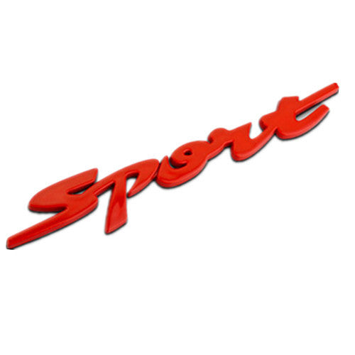 Personnalité métallique SPORTS TURBO Logo de voiture décorative