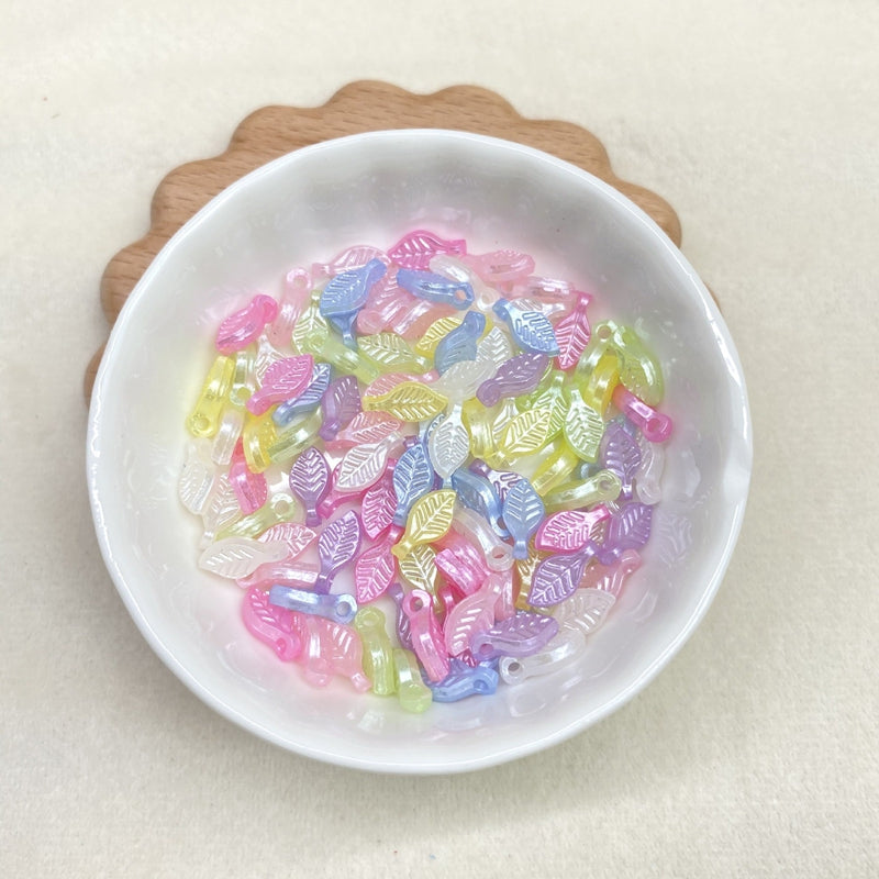 ABS Pearl Mini Leaf Charms
