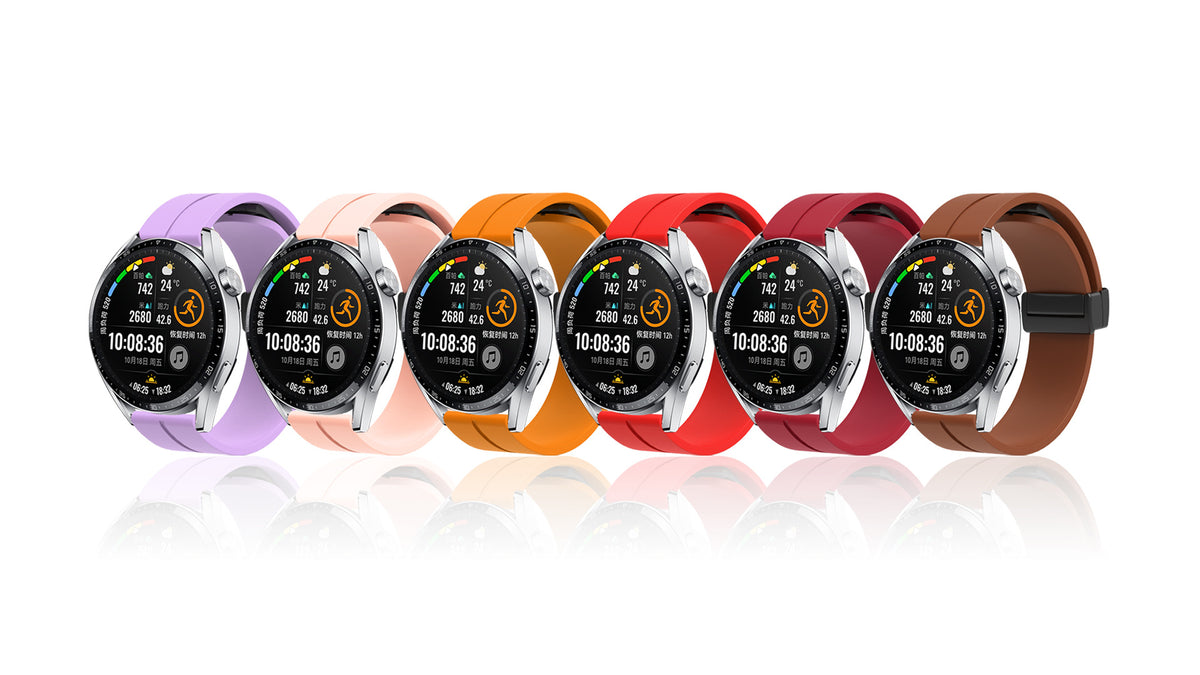 Bracelet magnétique pliant en silicone