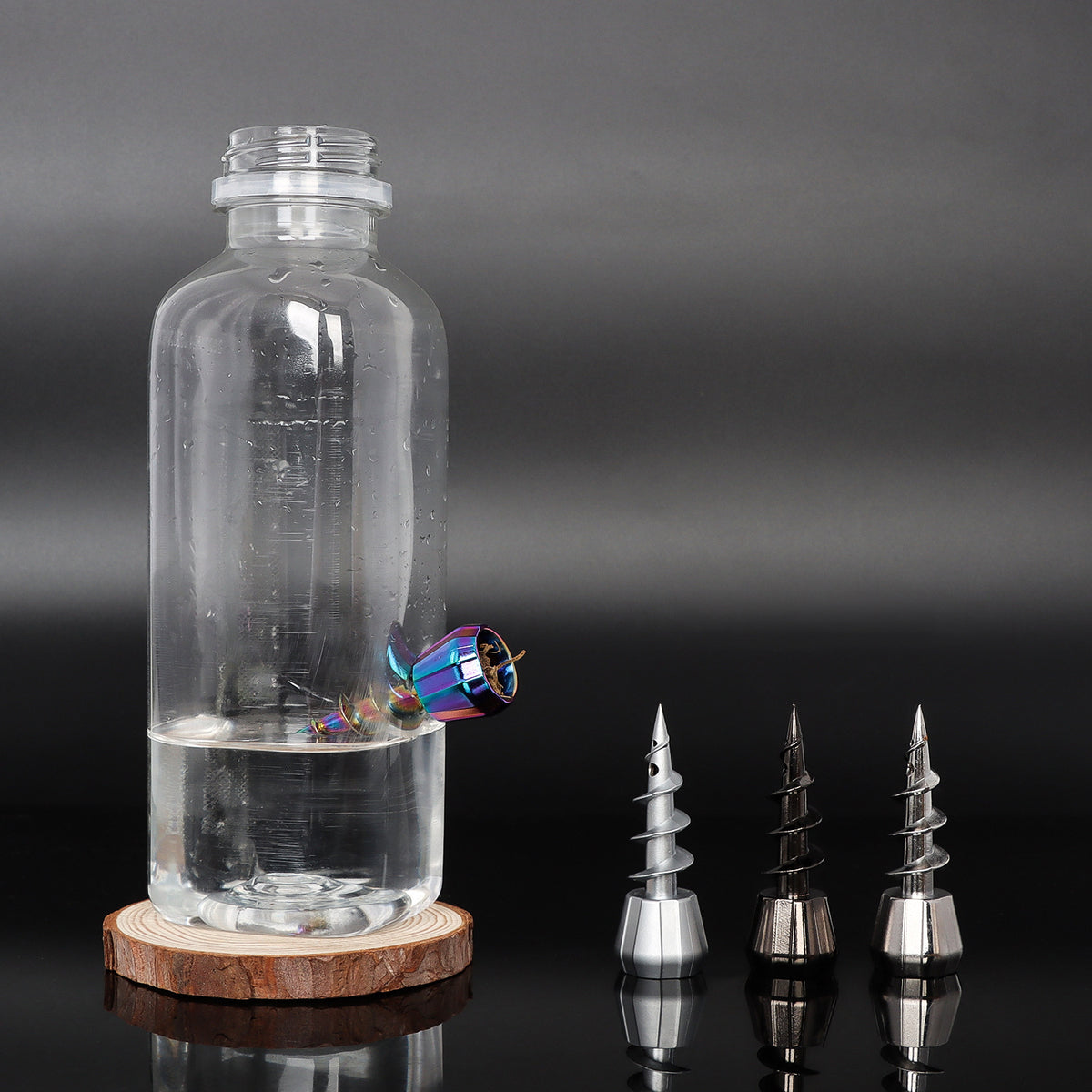 23mm métal forme de vis Hookah Metal Gun Head Accessoires