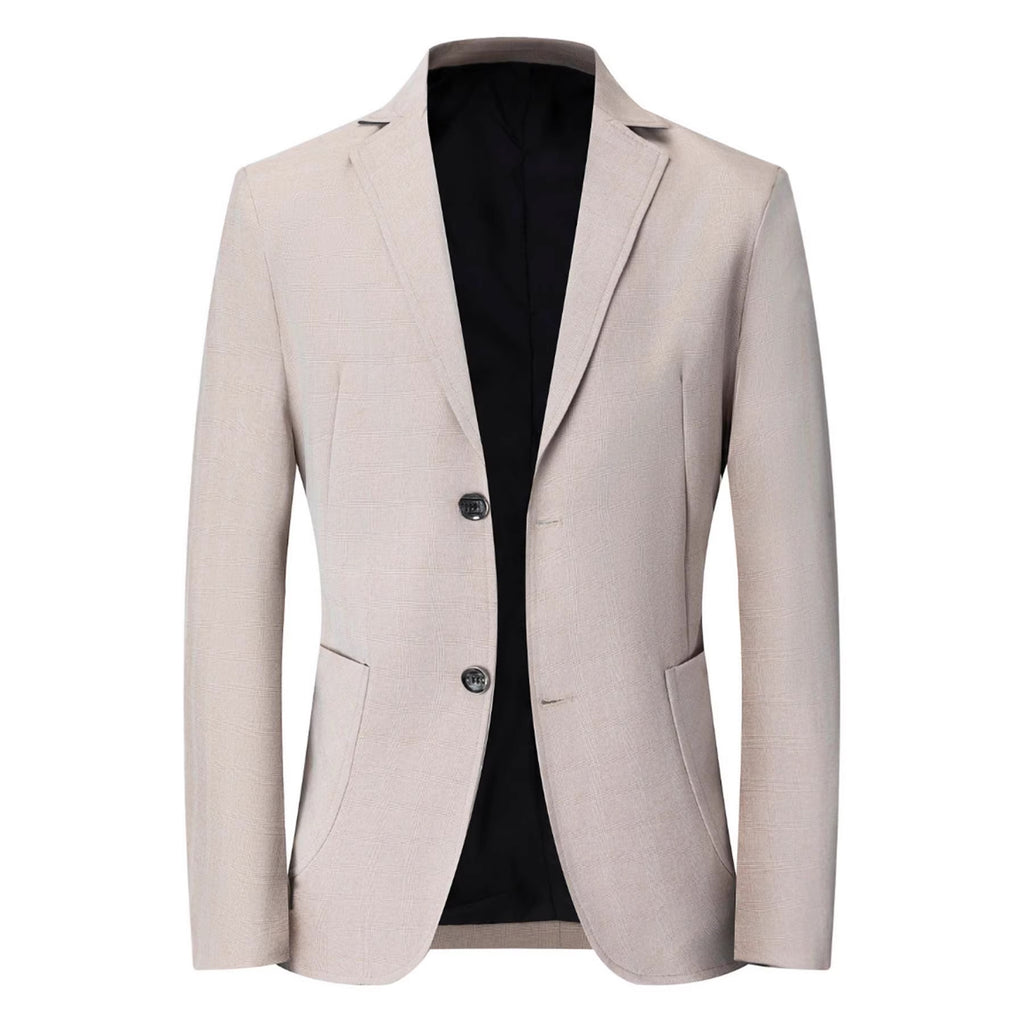 Costume mince en couleur unie
