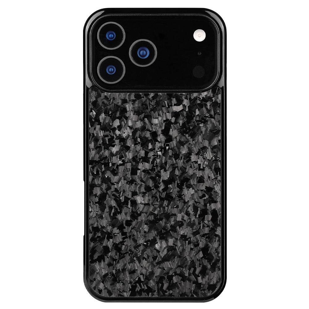 Compatible avec le boîtier de téléphone en fibre de carbone forgé