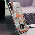 Cas de téléphone mobile d'illustration nostalgique anti-drop