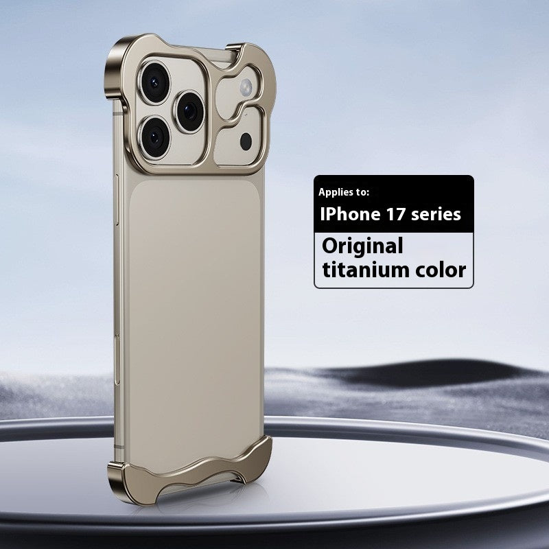 Cas de téléphone sans cadre métallique Matte