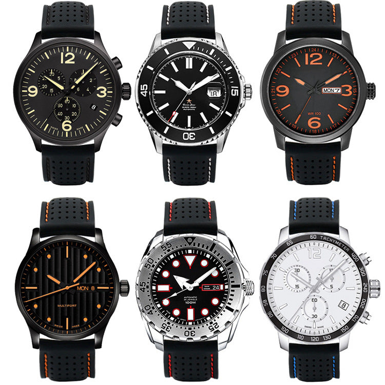 Convient pour la bande de montres avec la sangle de silicone de ligne